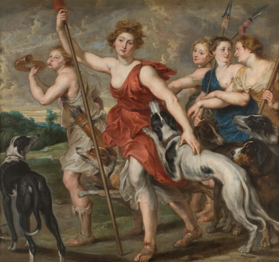Diana (nom latin d'Artémis) chasseresse, une peinture de Rubens exposée au musée du Prado. - League of Legends