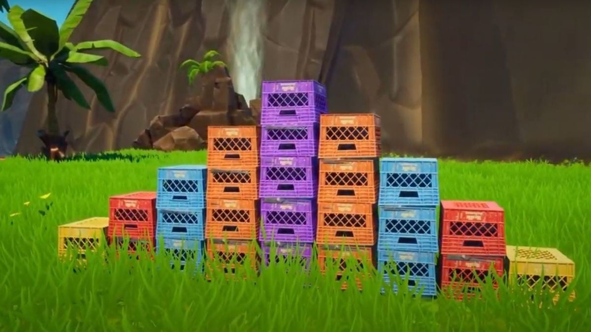 Fortnite le Milk Crate challenge dans le mode créatif, codes et cartes Millenium
