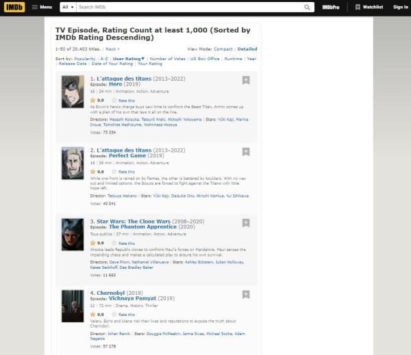 imdb shingeki no kyojin