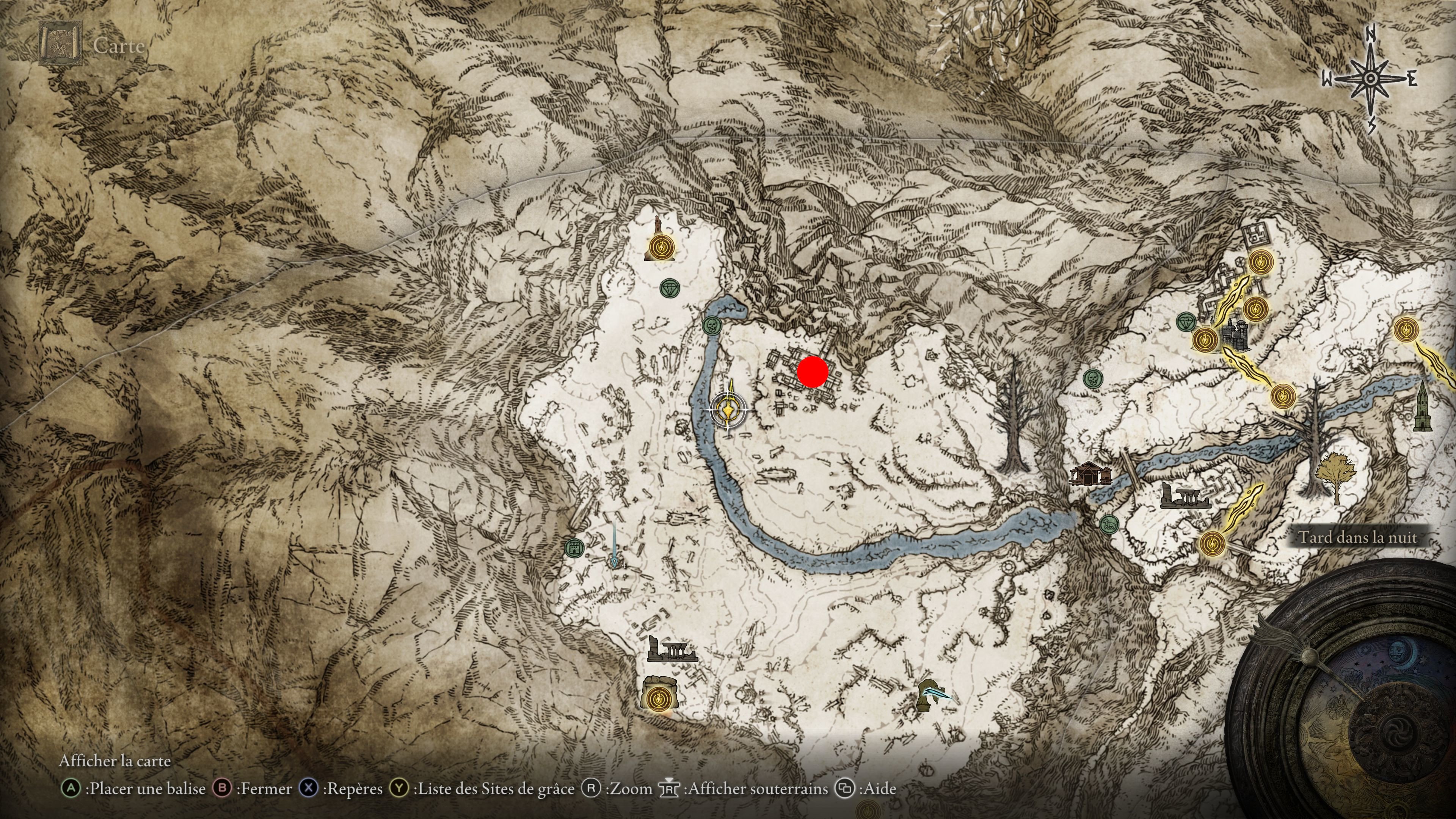 Ordina cité liturgique Elden Ring Torches des 4 statues de la Geôle