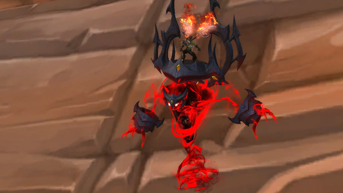 Warped Deathwalker in the Desert - World of Warcraft
