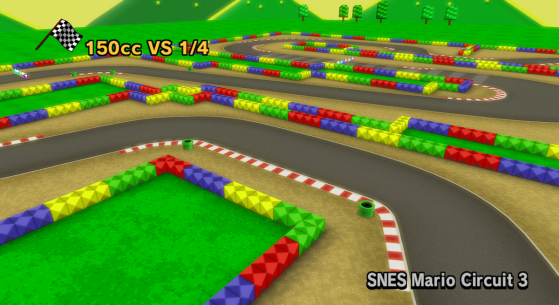 Circuit Mario 3 sur la SNES - Mario Kart 8