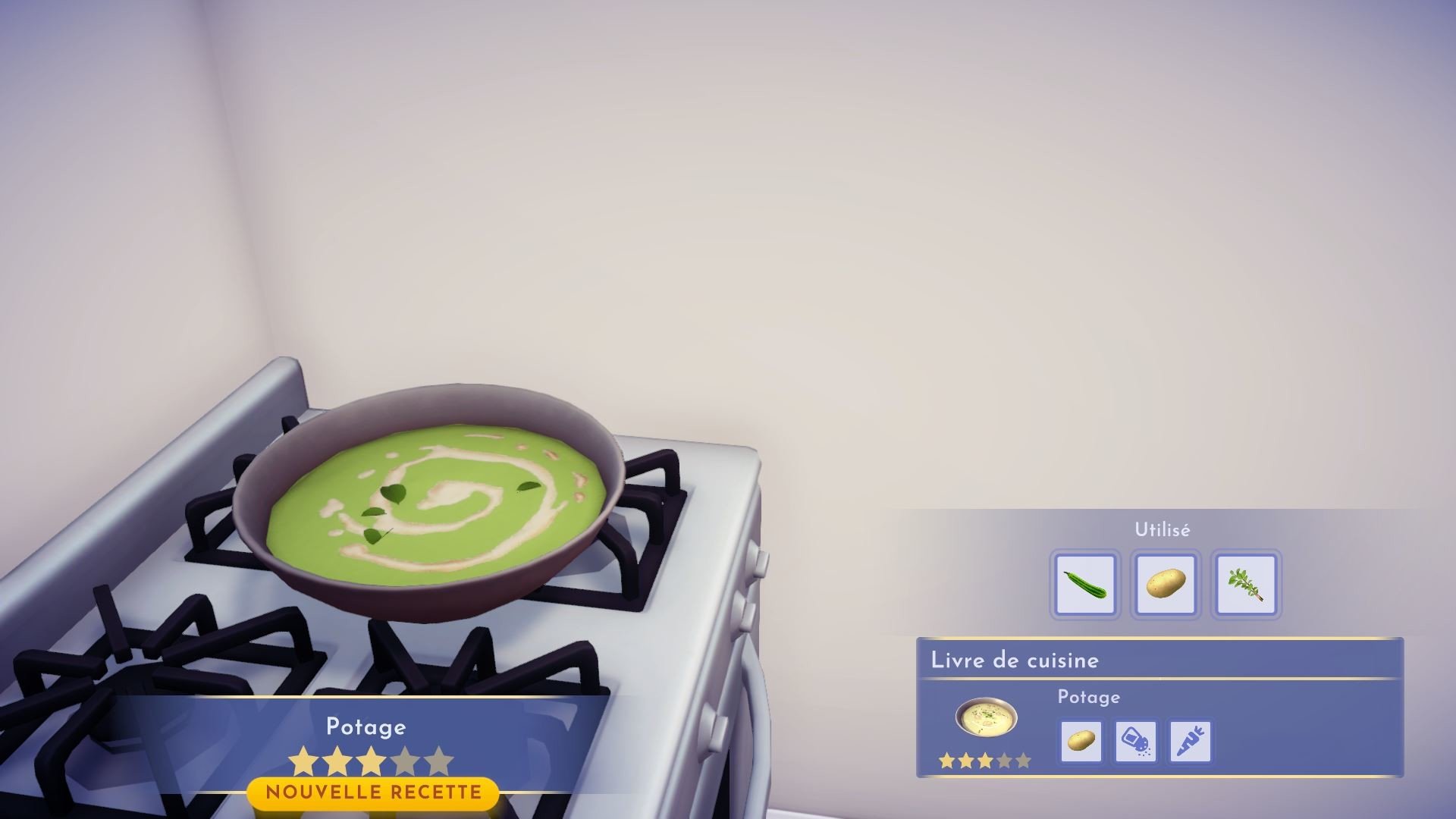 Recettes 3 étoiles Disney Dreamlight Valley : Gougères, sorbet, fugu