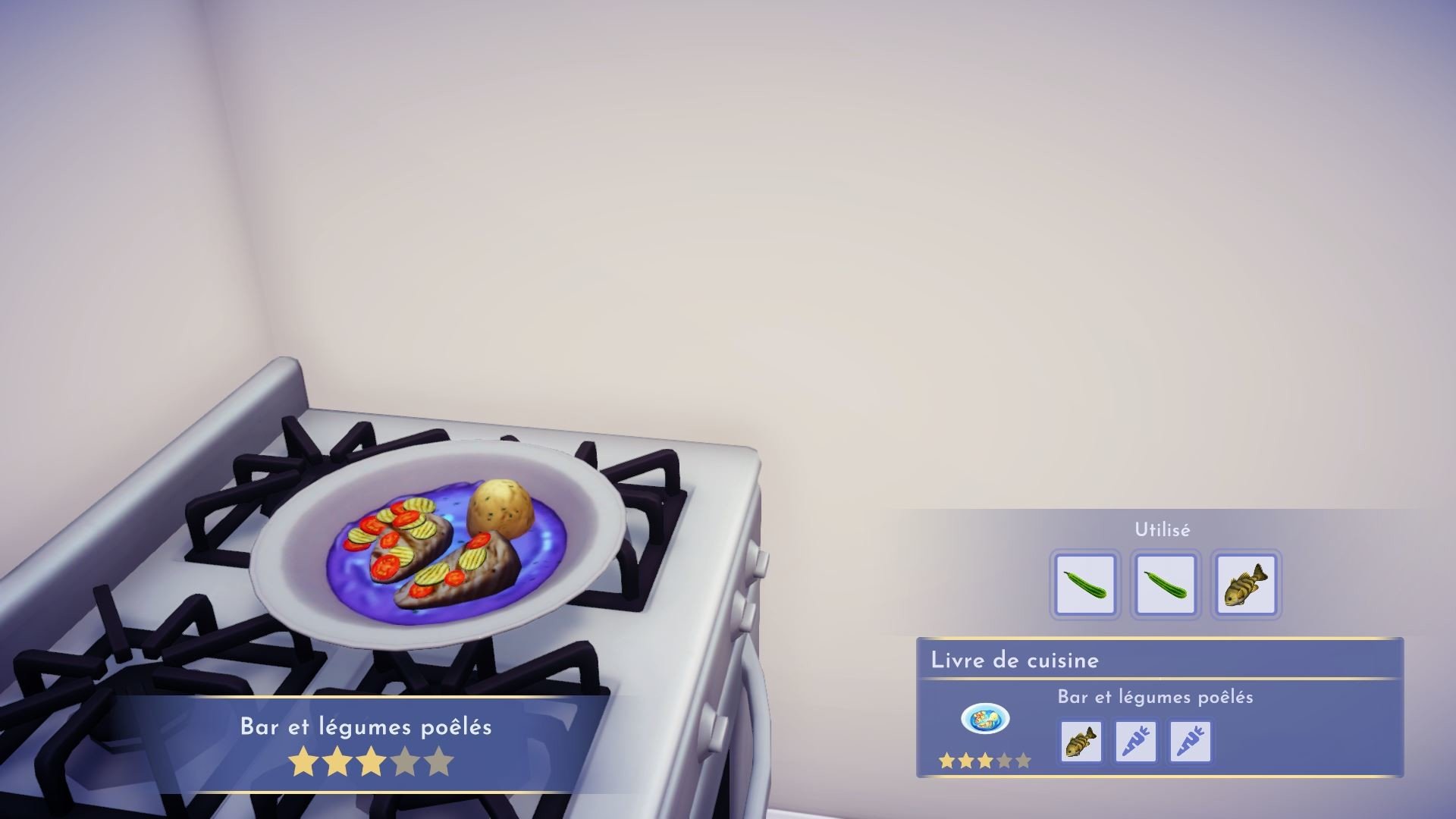 Recettes 3 étoiles Disney Dreamlight Valley Gougères, sorbet, fugu... Tous les plats Millenium