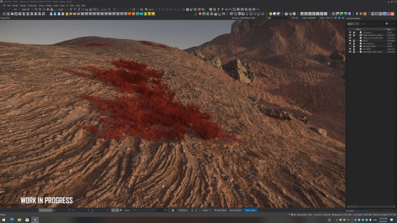 Les ground assets et le displacement du terrain sont fait pour cohabiter - Star Citizen