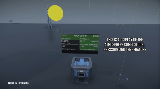 We can visualize the temperature and the composition of the air - Star Citizen