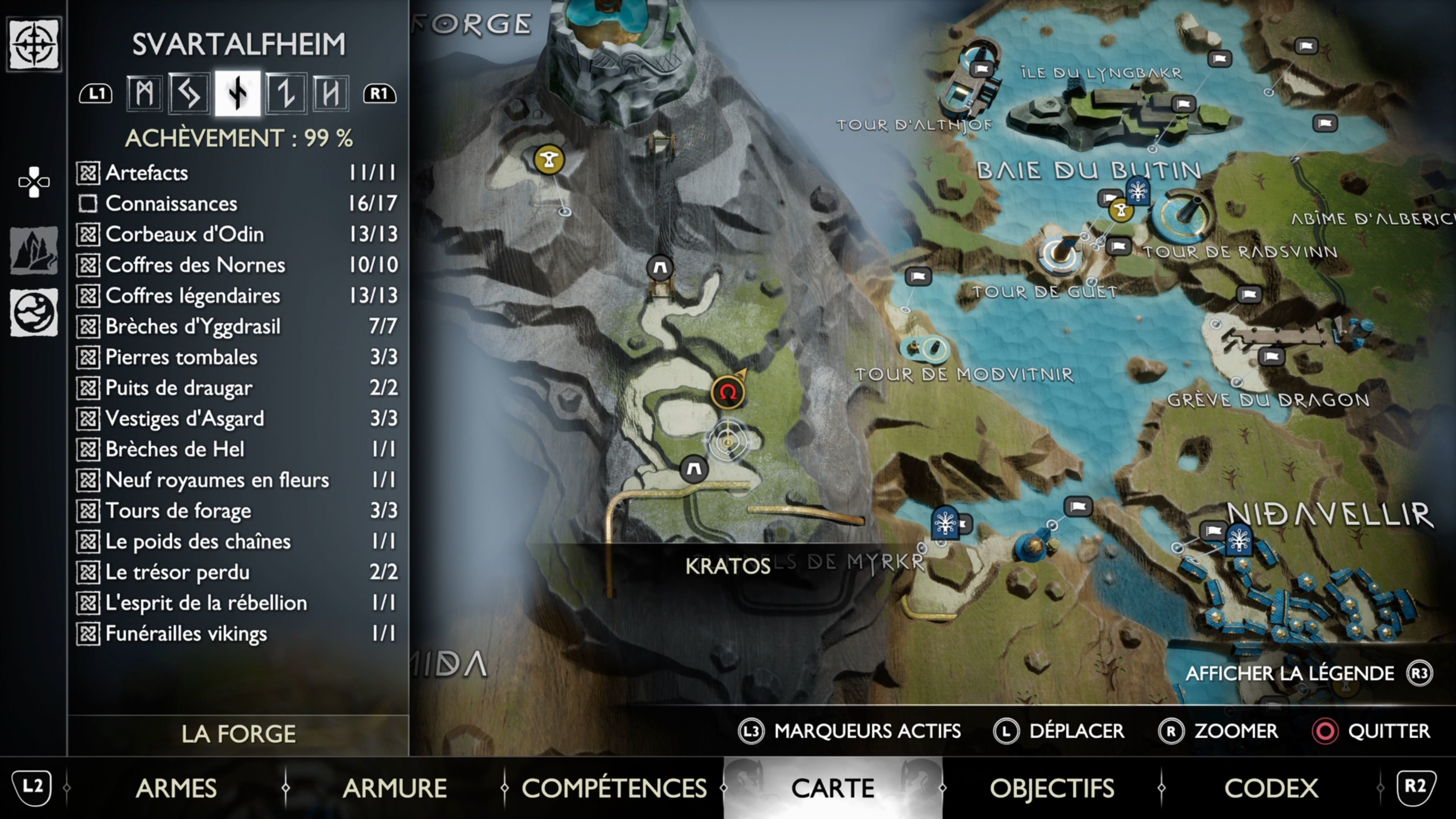 À travers les royaumes God of War Ragnarok Où trouver les 4 ingrédients de cette quête à