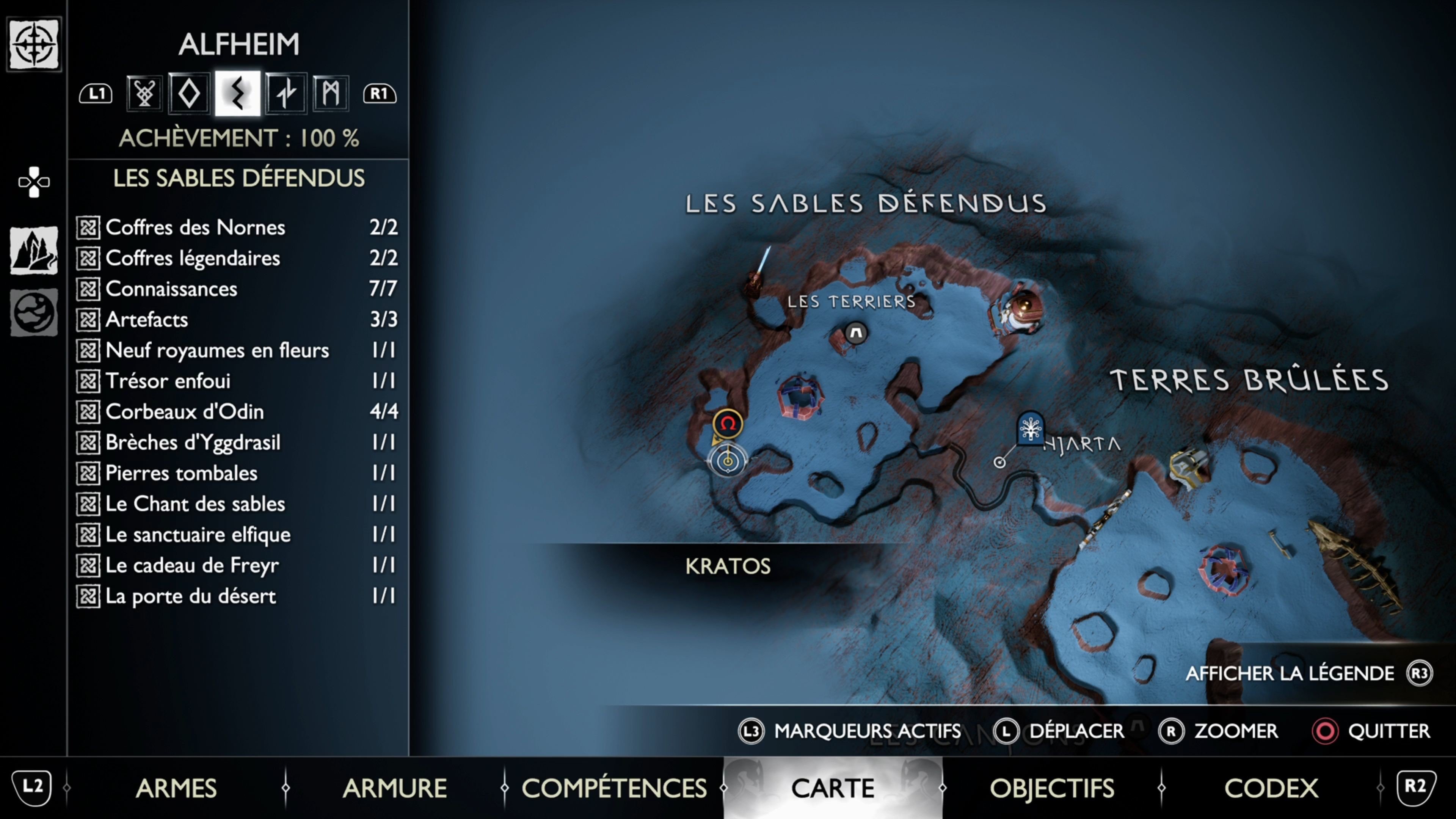 À travers les royaumes God of War Ragnarok Où trouver les 4 ingrédients de cette quête à