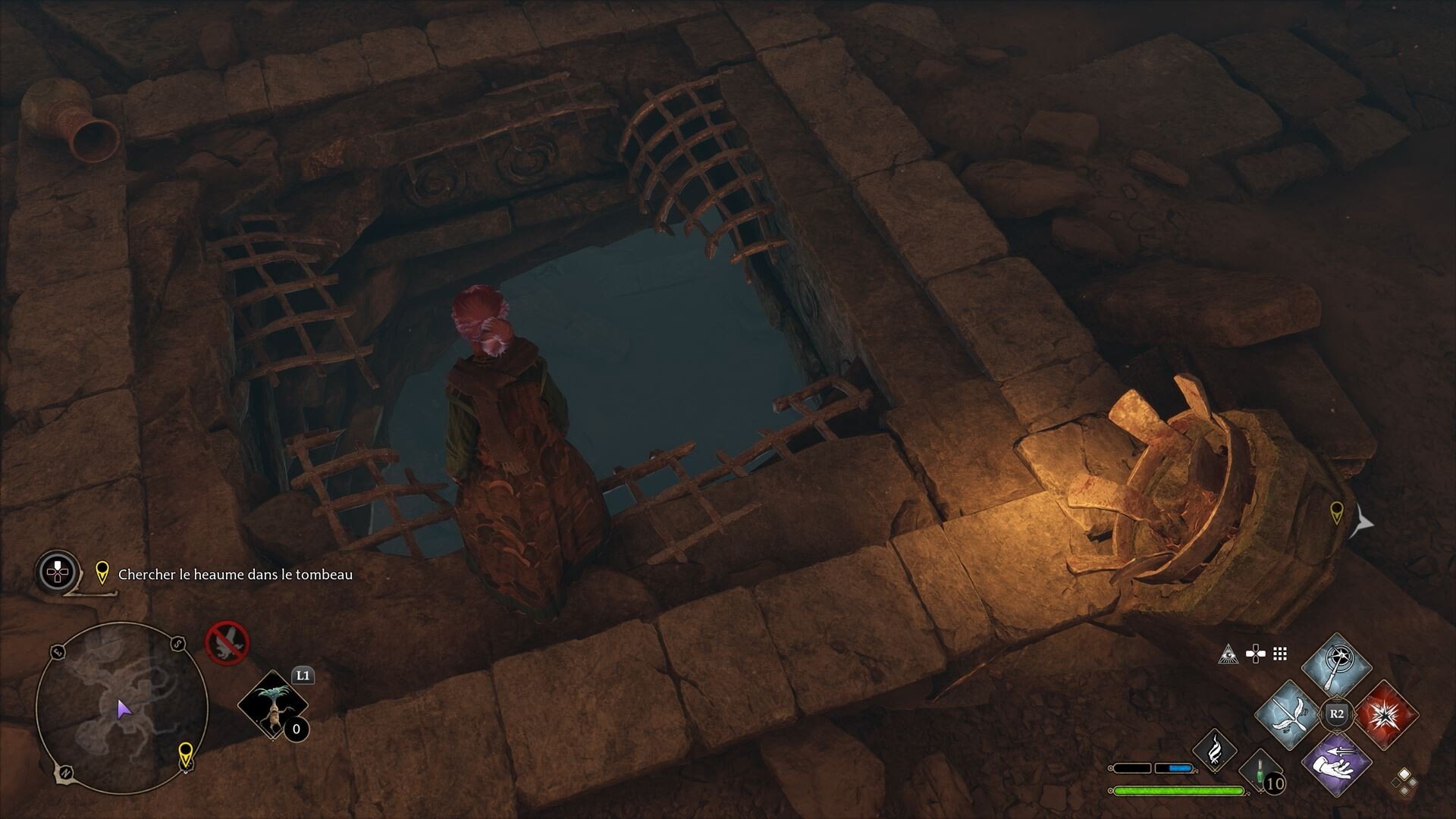 Le Heaume d’Urtkot Hogwarts Legacy Soluce du tombeau de la sorcière avec Logdok Millenium