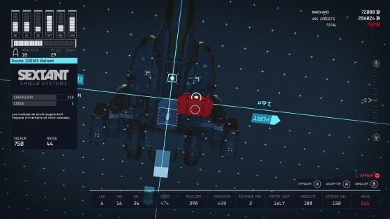 Personnalisation de vaisseau Starfield Comment résoudre l erreur des modules non fixés