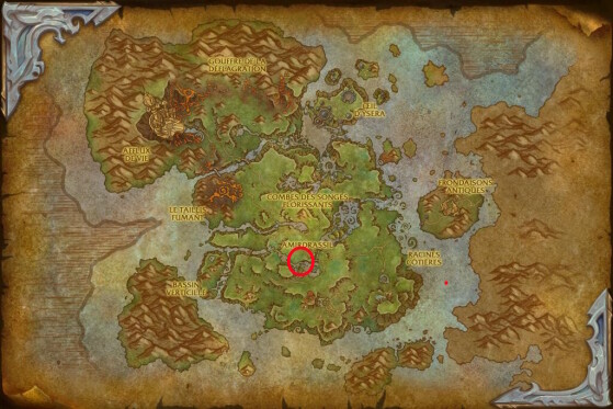 Localisation de Cuzolth - World of Warcraft