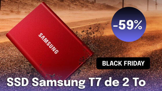 Le SSD externe Samsung de 2 To profite d'une réduction de -59% pour le Black Friday, ne le manquez pas !
