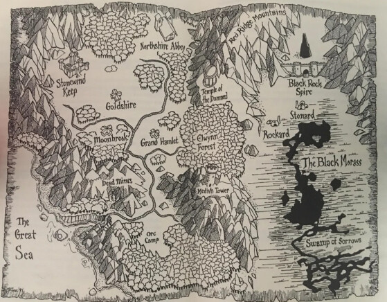 La région de 'Stonewind' dans Warcraft I - World of Warcraft