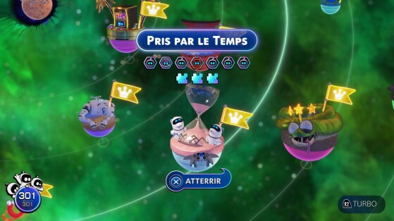 Pris par le Temps Astro Bot : Bots, pièces de puzzle... Comment finir ce niveau à 100%