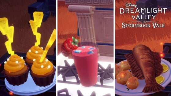 Recette Storybook Vale : Liste de toutes les nouvelles recettes du DLC de Disney Dreamlight Valley