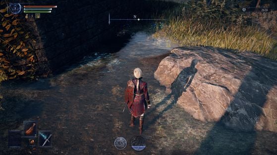 Reflet du sceau très discret dans l'eau - Elden Ring Nightreign