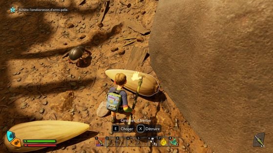 Graines d'herbe au sol dans Grounded 2 - Grounded 2