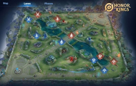 Honor of Kings : Carte de jeu - Honor of Kings