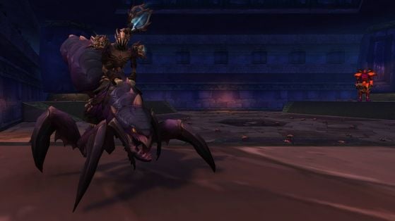 WoW : monture Char Quiraji noir - World of Warcraft