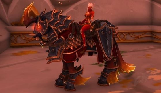 WoW : monture Couriser sangreforge prestigieux - World of Warcraft