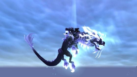 WoW : monture Serpent-nuage céleste onyx - World of Warcraft