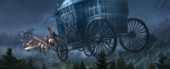 Concept art du calèche d'Abraxan sur Pottermore - Harry Potter Wizards Unite