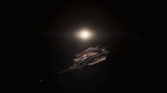 Les canons en action - Star Citizen
