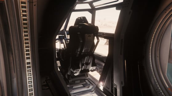 L'avant du cockpit - Star Citizen
