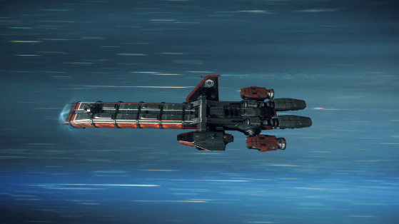 De dessus en voyage quantique - Star Citizen