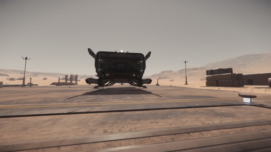 De face, posé au sol - Star Citizen