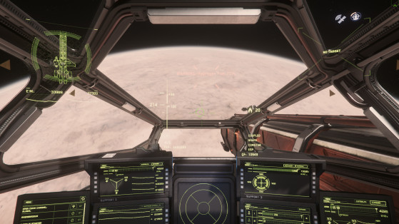 La vue du pilote - Star Citizen