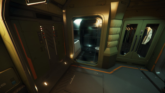 La salle d'eau du capitaine - Star Citizen