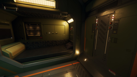 Le lit du capitaine - Star Citizen