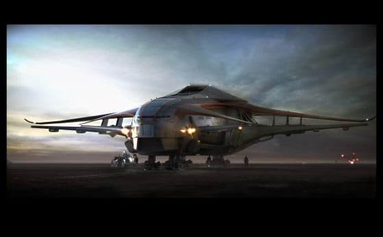 Sur la piste de décollage - Star Citizen