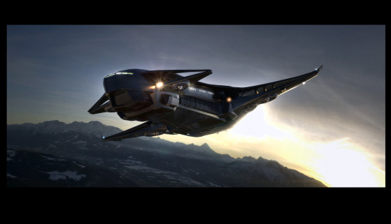 En vol atmosphérique - Star Citizen