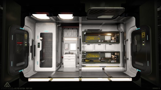 La zone vie de l'équipage - Star Citizen