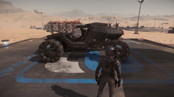De profil, garé - Star Citizen