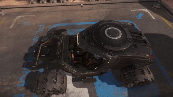 De dessus, vue sur le scanner - Star Citizen