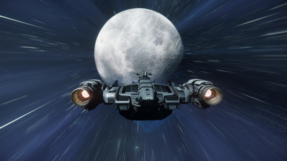 De dos, en direction de Celin - Star Citizen