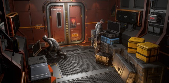 Soute à cargo du Cutlass red - Star Citizen