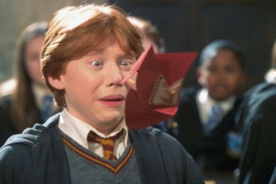 'Ronald Weasley, comment as-tu osé voler cette voiture, je suis véritablement indigné, ton père va faire l'objet d'une enquête au ministère et c'est entièrement ta faute ! ' - Harry Potter Wizards Unite